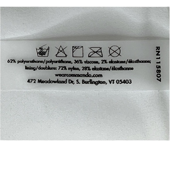 Commando High Shine Faux Patent Leather Women’s , White, Size Small, NWT - Picture 13 of 16